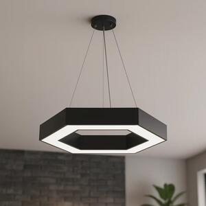 LED Полилей Елара- Черен