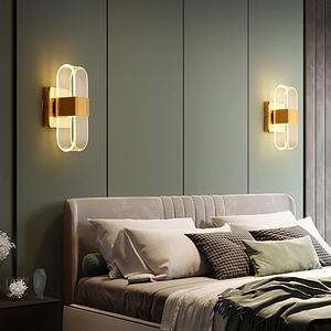 LED Стенна лампа Орнелия - Златен