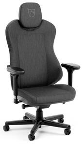 Геймърски стол noblechairs AURA TX Anthracite, до 150kg, алуминиева база, стоманена рамка, Class 4 газов амортисьор, 4D регулируеми подлакътници, лумбална опора, сив