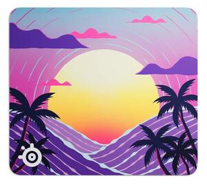 Подложка за мишка SteelSeries QcK L Neon Sunset, гейминг, разноцветна, 450 x 400 x 2 мм