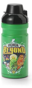Зелена детска бутилка 390 ml Ninjago – LEGO®