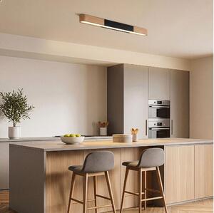 BRILAGI - LED таванно осветително тяло GARDALINE LED/100W/230V 80 cm дъб/черен