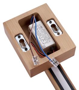 BRILAGI - LED стенна лампа GARDALINE LED/90W/230V 60 см дъб