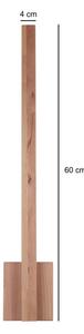 BRILAGI - LED стенна лампа GARDALINE LED/90W/230V 60 см дъб