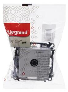 Мъжки TV контакт (1,5 dB) Legrand Valena Life, бял