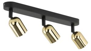 LED точково осветително тяло TOP 3xGU10/10W/230V черно/златно