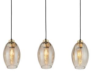 LED полилей на кабел SEBO 3xE27/15W/230V черен/димчато бежов