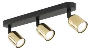 LED точково осветително тяло TOP 3xGU10/10W/230V черно/златно