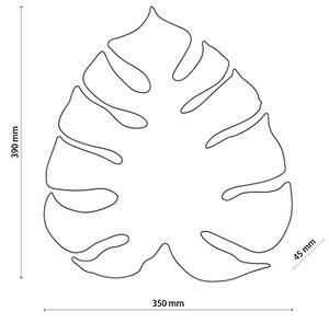 Настенно осветително тяло MONSTERA 4xG9/6W/230V златисто
