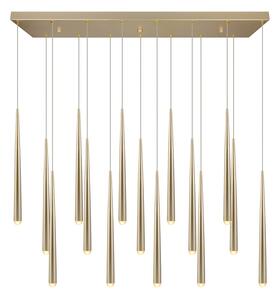LED висящо осветително тяло в златист цвят Cala – Trio Select