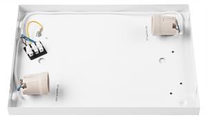 Плафон NATURAL SQUARE 2xE27/15W/230V 35x35 см бор