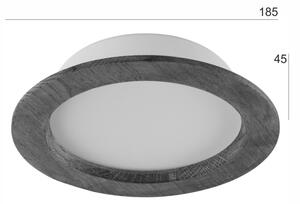 LED Лампа за окачен таван WOODY SPOT LED/16,5W/230V 4000K дъб ø 18,5 см