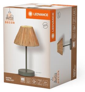 Ledvance - Настолна лампа DECOR RAFFIA 1xE27/15W/230V влакна от рафия