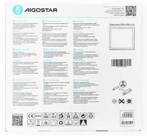 Aigostar LED панел 40W 230V 6500K 60x60см бял