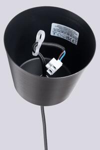 Sollux SL.1703 - Пендел BILO 1xE27/15W/230V Ø 35 см черен