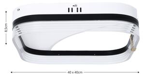 Brilagi - Димируемо LED осветително тяло SIRELI LED/56W/230V 3000-6000K 40x40 cm + с дистанционно управление