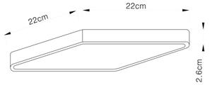 Globo 12369-30 - LED Лампа за таван ECHO LED/28W/230V