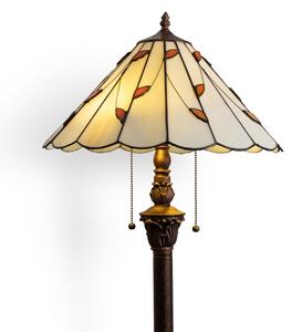 Brilagi - Tiffany витражна подова лампа FOLIA 2xE27/60W/230V