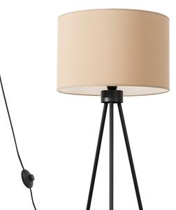 Sollux SL.1853 - Подова лампа NEVIA 1xE27/15W/230V таупе