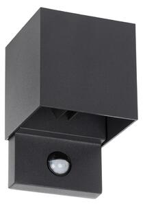 Kanlux 28994 - външен стенен LED осветител с датчик REKA LED/7W/230V IP54 антрацит