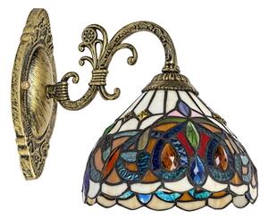 Brilagi - витражна стенна лампа в стил Тифани LUISA, 1xE27/40W/230V