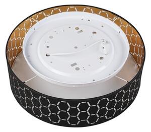 Плафон ULLE 2xE27/15W/230V, диаметър 45 см, черен