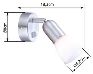 Globo 5453-1 - Аплик CATHY 1x40W/E14/230V
