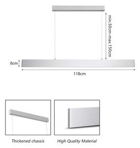 Brilagi - LED Димируем пендел SLIMLINE LED/40W/230V 3000-6000K сребрист + д.у