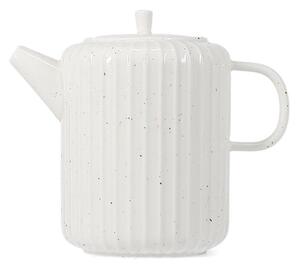 Бял чайник от костен порцелан 540 ml Ora Gloss – Salt&Pepper