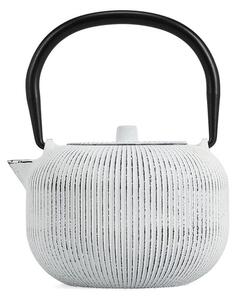 Черно-бял чугунен чайник с цедка 350 ml Sencha – S|P Collection