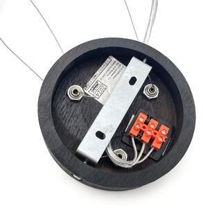 Brilagi - LED полилей на кабел CARVALHO SMOKEY 3xE27/60W/230V, дъб, Ø 47,5 cm