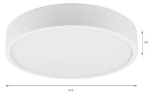 Плафон NATURAL 5×E27/15W/230V Ø 47,5 см бор/бял