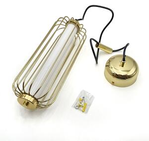LED полилей на кабел BONNIE LED/15W/230V 3000K златен