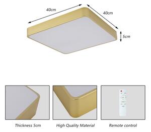 Brilagi-LED димируемо таванно осветително тяло POOL LED/36W/230V 3000-6000K 40x40 см златисто+ДУ