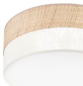 LED таванно осветително тяло SIRJA BOHO LED/20W/230V Ø 35 см бежово/кремаво