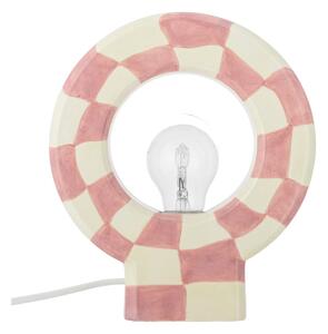 Розова настолна лампа (височина 23,5 cm) Vialini – Bloomingville