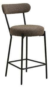 Кафяв тапициран бар стол (височина на седалката 65 cm) Badalona – House Nordic