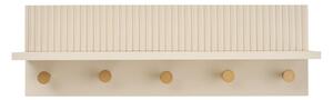 Бежова стенна закачалка с рафт 50 cm Rocca – House Nordic