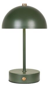Тъмнозелена LED настолна лампа с метален абажур (височина 25 cm) Holt – House Nordic