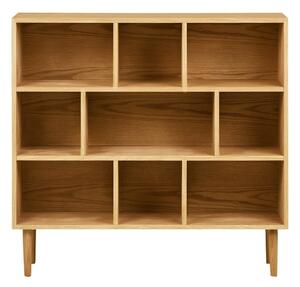 Библиотека от декор от дъб в естествен цвят 30x104,5x112 cm Oshawa – House Nordic
