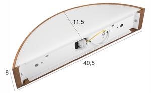 Brilagi - LED стенен лампион CARVALHO 1xE27/60W/230V дъб череша