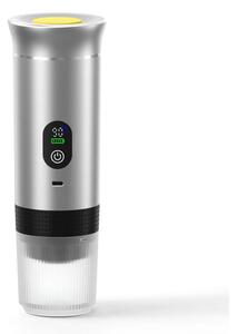 Кафемашина на капсули Xmart, 72W, преносима, 3 режима на работа, LED дисплей, сребриста