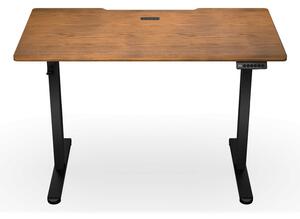Гейминг бюро Endorfy Atlas S Electric Dark Wood, МДФ, 114 x 60 cm, електрическо управление на височина, кафяво