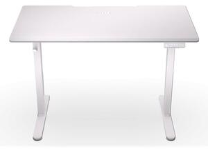 Гейминг бюро Endorfy Atlas S Electric Onyx White, МДФ, 114 x 60 cm, електрическо управление на височина, бяло