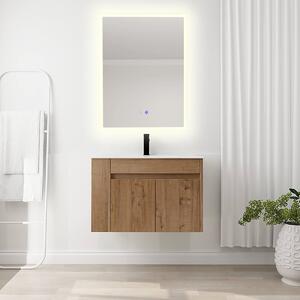 Огледало за баня с LED осветление и функция против изпотяване Модеро- 60x80 см