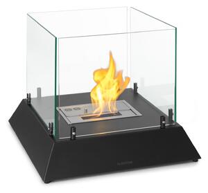 Klarstein Phantasma Cubo, етанолова камина, без дим и мирис, горелки от неръждаема стомана, предпазно стъкло
