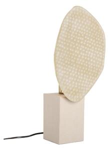 Бежова метална настолна лампа с метален абажур (височина 46 cm) Neev – Bizzotto