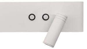 LED стенен точков осветител RESORT LED/10W/230V + LED/3W бял, десен