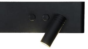 LED стенен спот RESORT LED/10W/230V + LED/3W, черен, десен