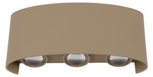 LED външно стенно осветително тяло ARROW LED/6W/230V IP54 бежово